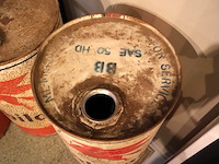 Mobiloil olie blik (x4) - afbeelding 7 van  7