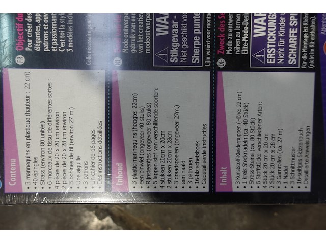 Mode-ontwerp set creative - afbeelding 3 van  3