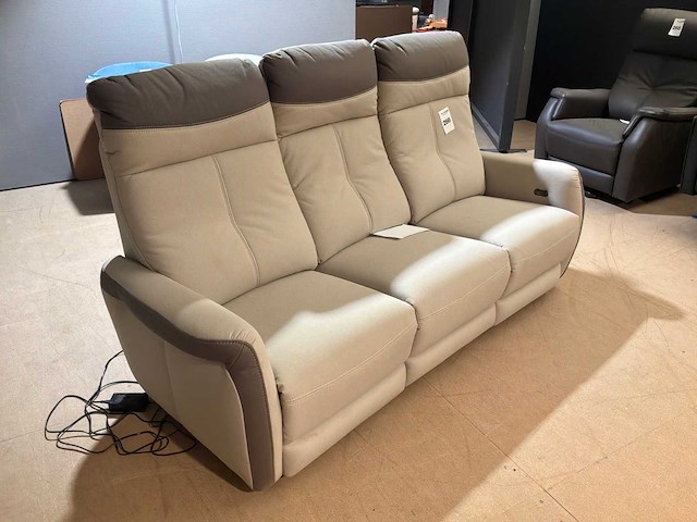 Modena 3 zit zetel / relax electrisch - afbeelding 2 van  5