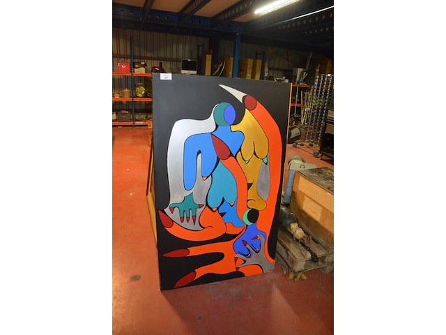 Modern schilderij op canvas ardie 100x160 cm - afbeelding 1 van  5