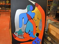 Modern schilderij op canvas ardie 100x160 cm