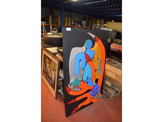 Modern schilderij op canvas ardie 100x160 cm - afbeelding 2 van  5