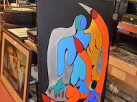 Modern schilderij op canvas ardie 100x160 cm - afbeelding 2 van  5