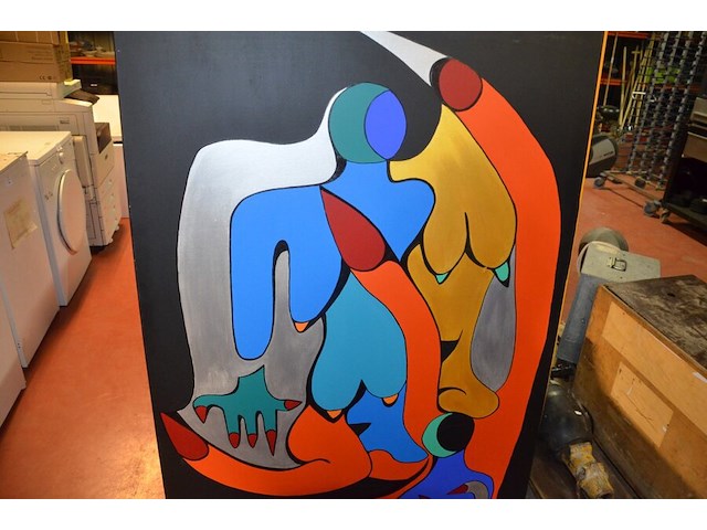 Modern schilderij op canvas ardie 100x160 cm - afbeelding 3 van  5