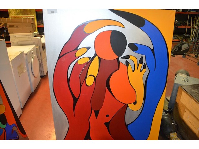 Modern schilderij op canvas ardie 100x160 cm - afbeelding 3 van  5