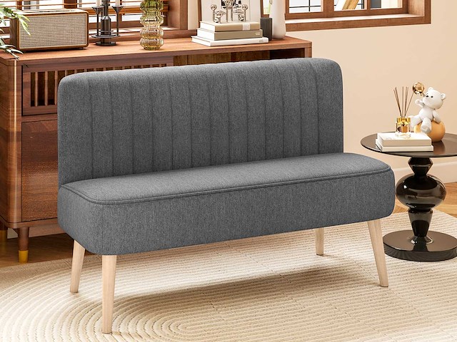 Moderne 2-zits bank, gestoffeerde 2-zits bank - afbeelding 1 van  7