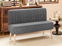 Moderne 2-zits bank, gestoffeerde 2-zits bank - afbeelding 1 van  7