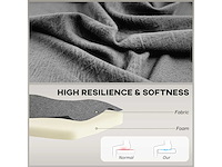 Moderne 2-zits bank, gestoffeerde 2-zits bank - afbeelding 5 van  7