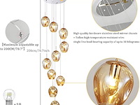 Moderne, eenvoudige wenteltrapkroonluchter - afbeelding 2 van  4