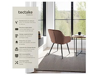 Moderne gestoffeerde fluwelen stoelen (mix x6) - afbeelding 9 van  10