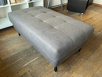 Moderne gestoffeerde hocker / voetenbank - afbeelding 1 van  2