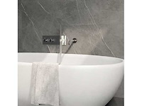 Moderne inbouw badkraan met handdouche – chroom – compleet inbouwsysteem - afbeelding 1 van  2