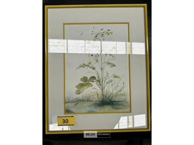 Moderne kunst + foto met kader - afbeelding 1 van  3