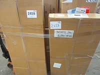 Moderne ladekast met drie lades, walnoot buitenafwerking en houtskoolkleurige lades - afbeelding 9 van  9