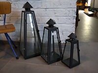 Moderne lantaarn (x3) - afbeelding 1 van  5