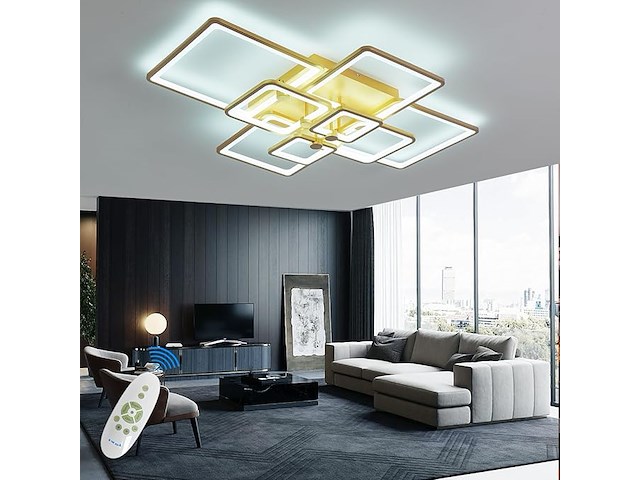 Moderne led-plafondlamp - afbeelding 3 van  4