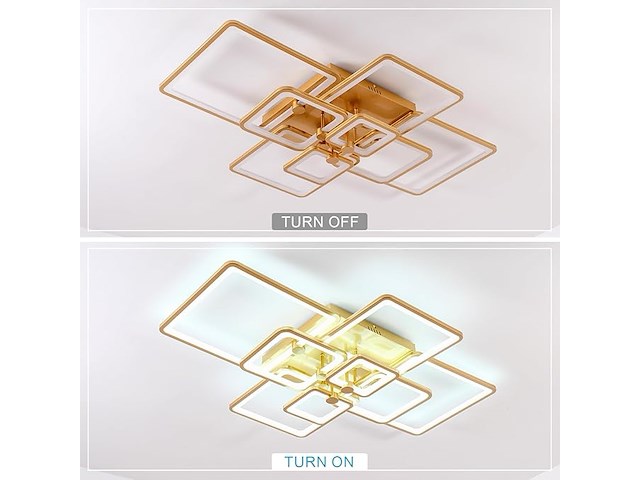 Moderne led-plafondlamp - afbeelding 4 van  4