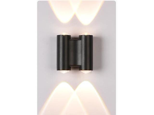 Moderne led wandlamp (venus) – 4w – 3500k warm wit – ip54 – sw-47-2 (4 stuks) - afbeelding 1 van  3