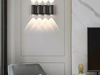 Moderne led wandlamp (venus) – 8w – 3500k warm wit – ip54 – sw-47-4 (4 stuks)