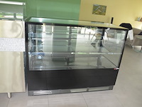 Moderne open koeltoog 2 schuifdeuren ggm gastro afm. 1,5m lang