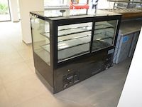 Moderne open koeltoog 2 schuifdeuren ggm gastro afm. 1,5m lang - afbeelding 4 van  9