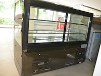 Moderne open koeltoog 2 schuifdeuren ggm gastro afm. 1,5m lang - afbeelding 6 van  9