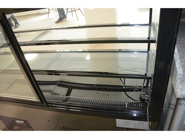 Moderne open koeltoog 2 schuifdeuren ggm gastro afm. 1,5m lang - afbeelding 7 van  9