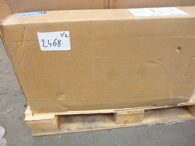 Moderne tv-standaard met led's - travertine-effect - afbeelding 7 van  8