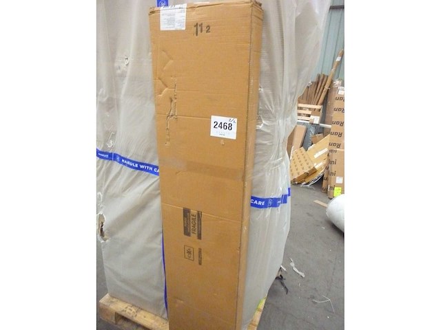 Moderne tv-standaard met led's - travertine-effect - afbeelding 8 van  8