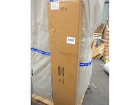 Moderne tv-standaard met led's - travertine-effect - afbeelding 8 van  8