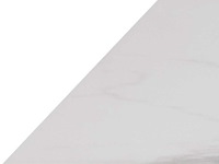 Moderne witte keramische eettafel, 160x90cm - afbeelding 7 van  7