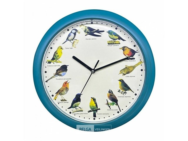 Moderne zangvogelklok - afbeelding 1 van  3