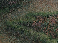 Modest huys (1874/75-1932), view of house with garden, oil on canvas 97 x 113 cm. (38.18 x 44.49 in.), frame: 112 x 128 cm. (44.09 x 50.39 in.) - afbeelding 4 van  5