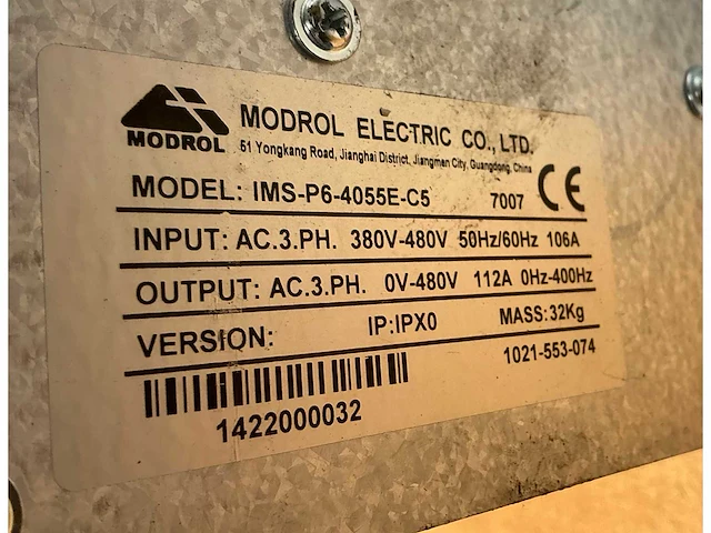 Modrol 4t-055 frequentieregelaar - afbeelding 7 van  7