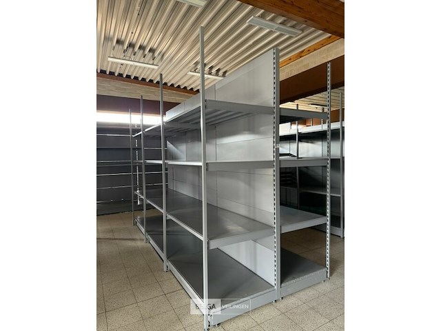 Modulair metalen dubbele rek met leggers k&e - afbeelding 1 van  5