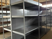 Modulair metalen dubbele rek met leggers k&e - afbeelding 2 van  5