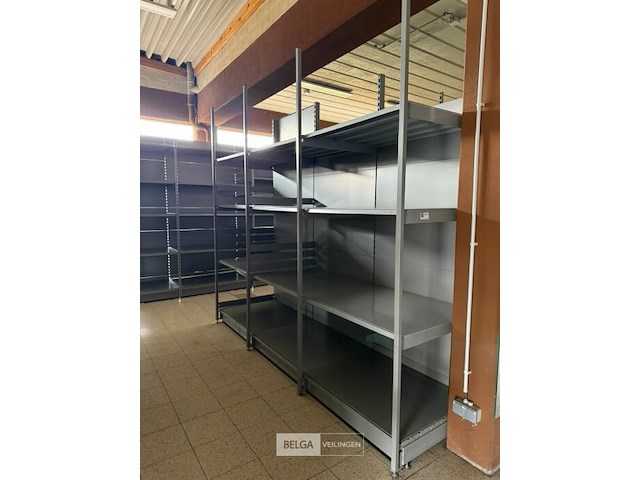 Modulair metalen dubbele rek met leggers k&e - afbeelding 1 van  7