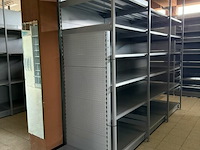 Modulair metalen dubbele rek met leggers k&e - afbeelding 2 van  7