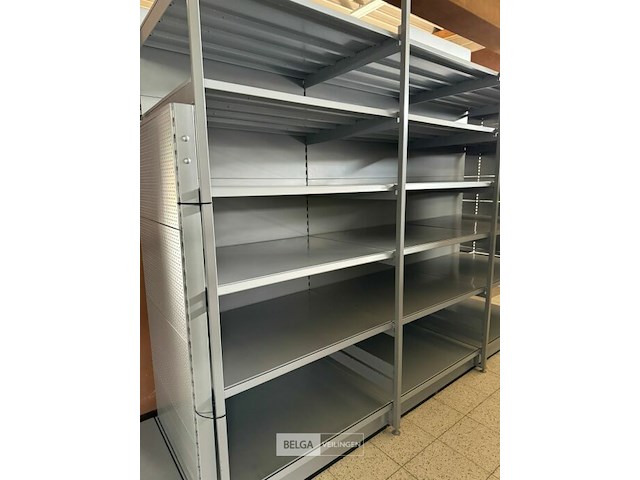 Modulair metalen dubbele rek met leggers k&e - afbeelding 6 van  7
