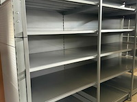 Modulair metalen dubbele rek met leggers k&e - afbeelding 6 van  7