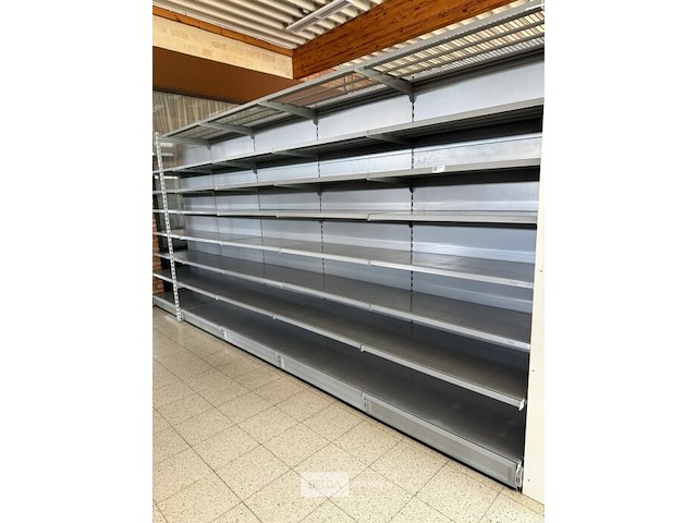 Modulair metalen dubbele rek met leggers k&e - afbeelding 1 van  7