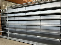 Modulair metalen dubbele rek met leggers k&e - afbeelding 3 van  7