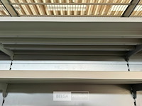 Modulair metalen dubbele rek met leggers k&e - afbeelding 5 van  7