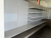 Modulair metalen dubbele rek met leggers k&e - afbeelding 6 van  7