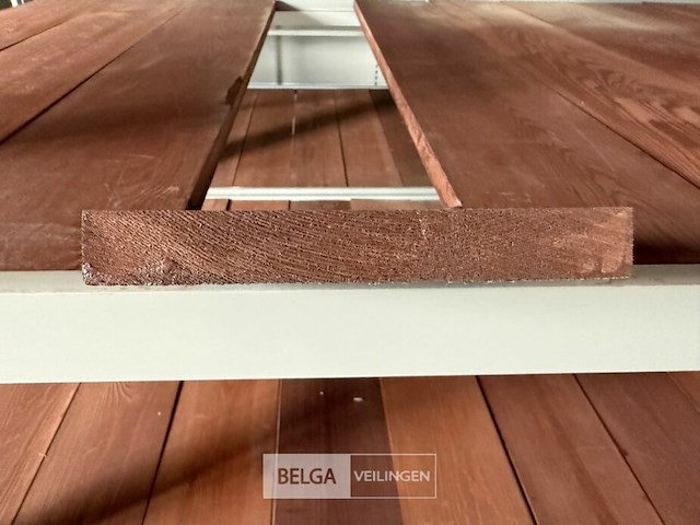 Modulair metalen rek met houten leggers - afbeelding 5 van  5
