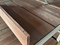 Modulair metalen rek met houten leggers - afbeelding 4 van  4