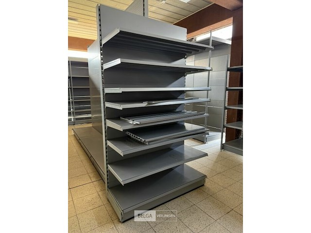 Modulair metalen rek met leggers k&e - klein - afbeelding 1 van  3