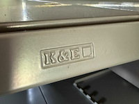 Modulair metalen rek met leggers k&e - afbeelding 2 van  4