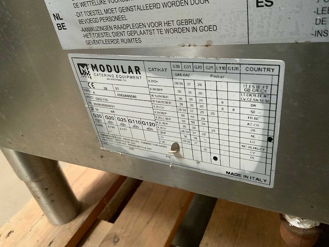 Modular ceg 110 gasgestookt fornuis - afbeelding 6 van  6
