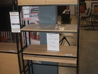 Modulo element schrijftafel uittrekbaar - eik natuur fineer - afbeelding 1 van  2